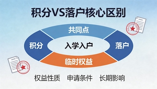 上海居住证积分与上海落户有何区别？从五大维度来分析